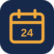 Symbol für 24 Monate Aufbewahrung